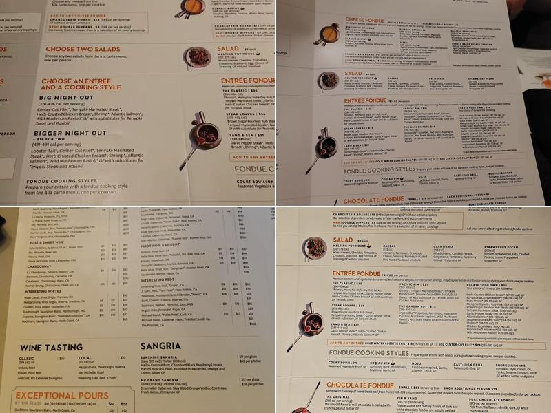 Melting Pot Menu