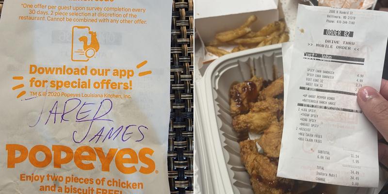 Popeyes Louisiana Kitchen Menu