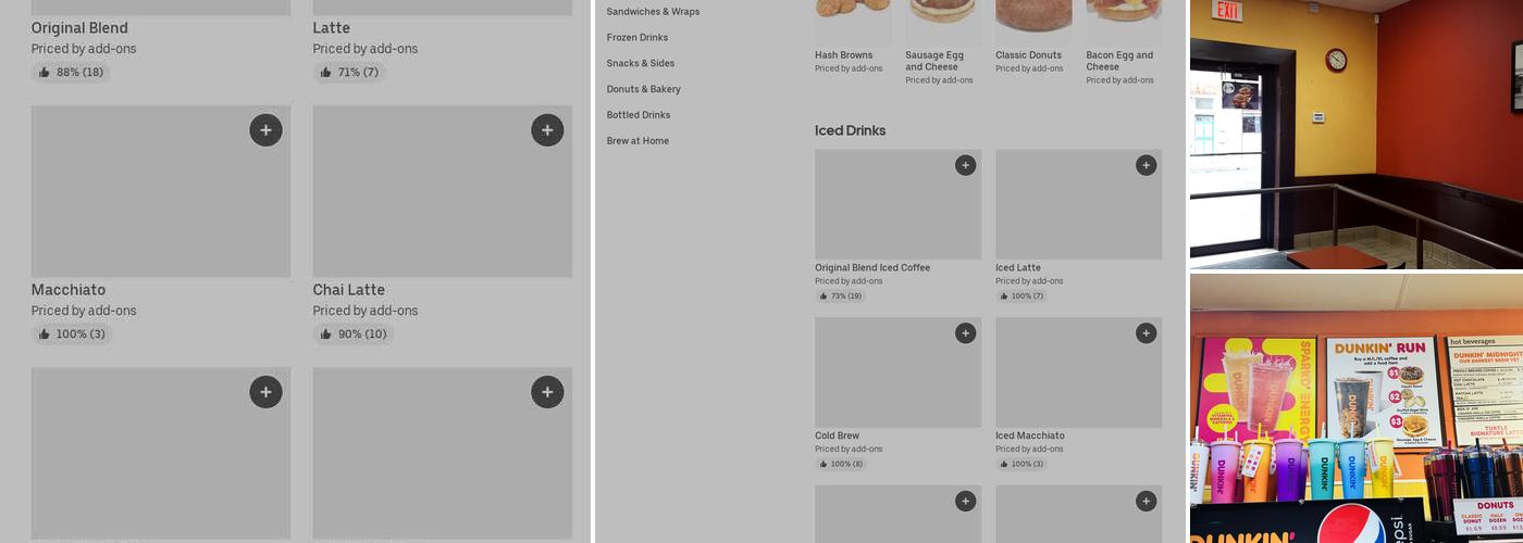 Dunkin' Menu