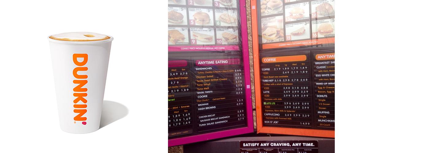 Dunkin' Menu