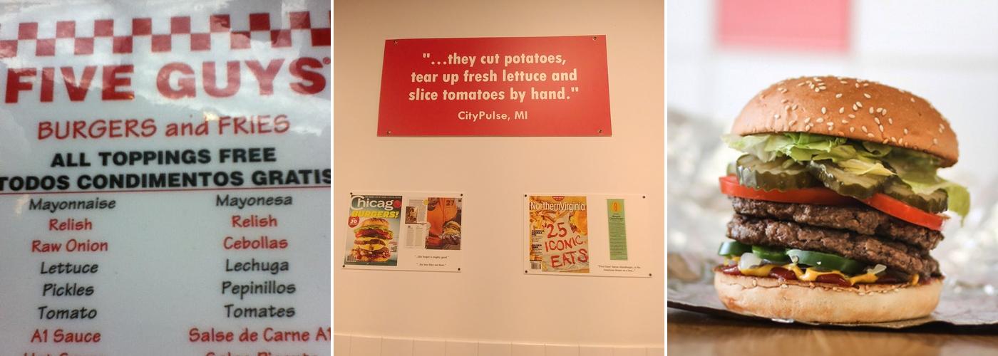 Five Guys Menu