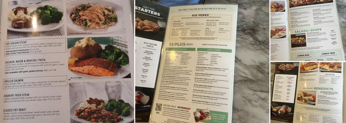 Perkins American Food Co. Menu