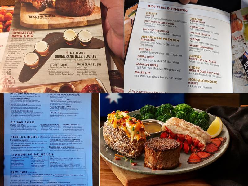 Outback Steakhouse Menu