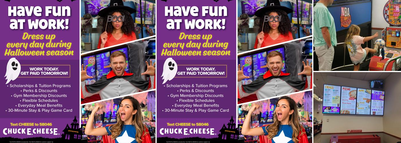 Chuck E. Cheese Menu