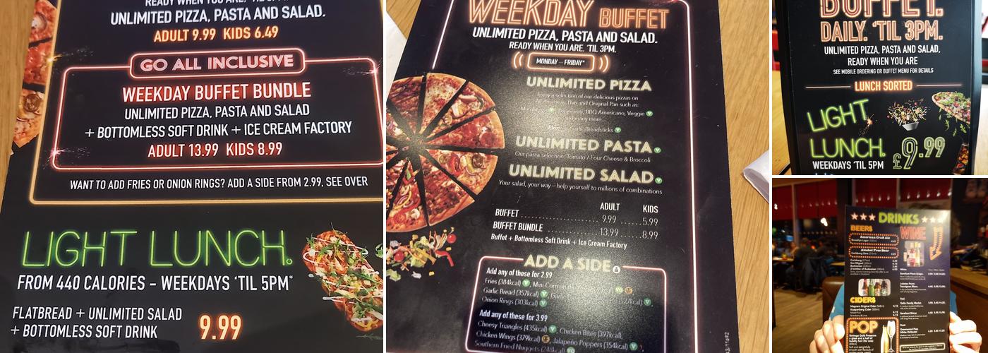 Pizza Hut Restaurants Menu