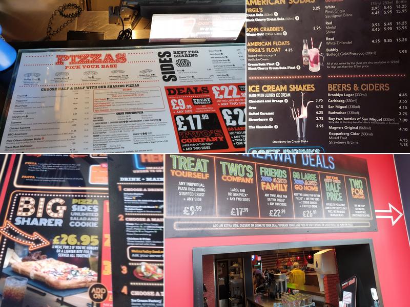 Pizza Hut Restaurants Menu