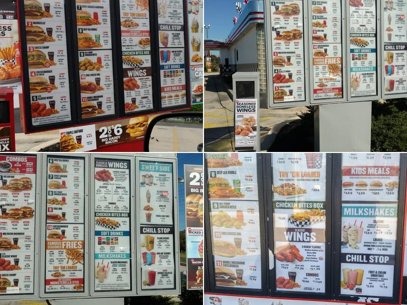 Checkers Menu