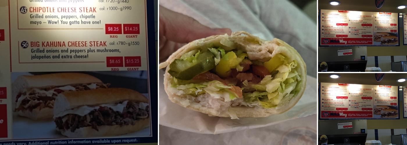 Jersey Mike's Subs Menu