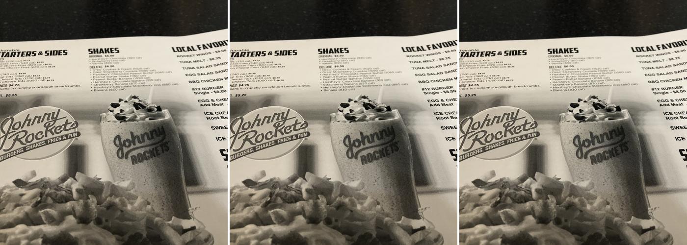 Johnny Rockets Menu