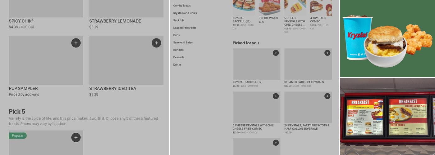 Krystal Menu