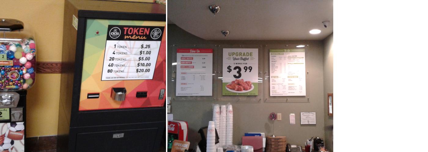 Cicis Pizza Menu