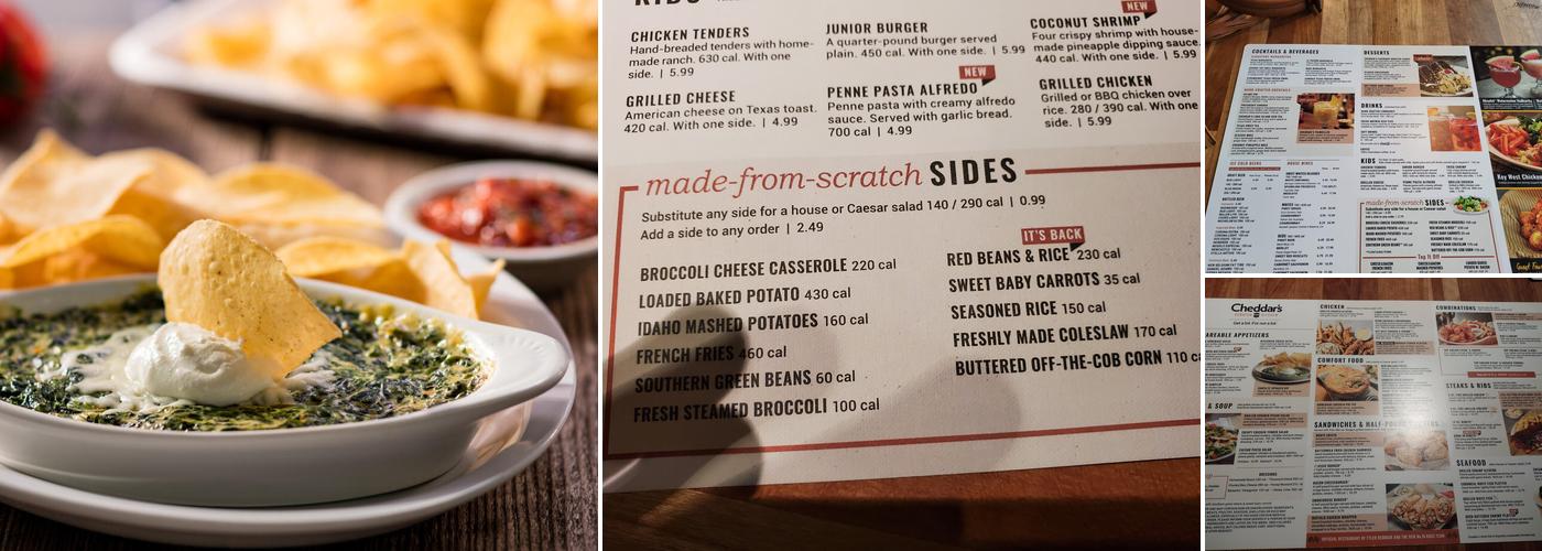 Cheddar's Scratch Kitchen Menu