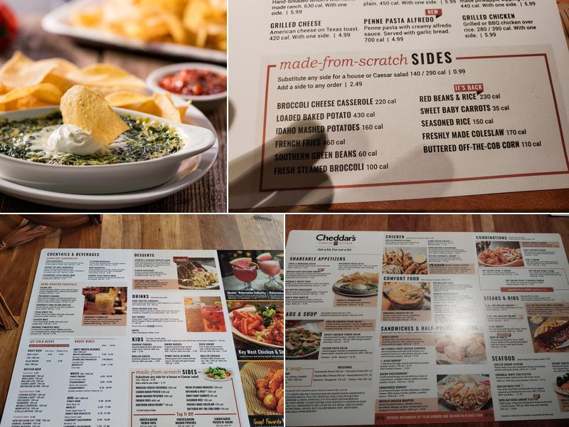 Cheddar's Scratch Kitchen Menu