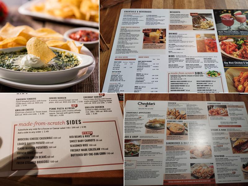 Cheddar's Scratch Kitchen Menu