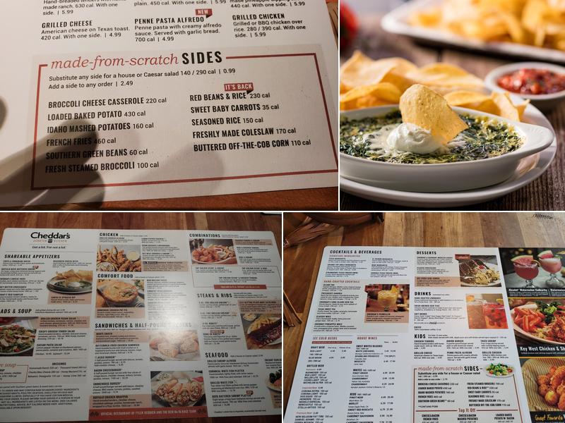 Cheddar's Scratch Kitchen Menu