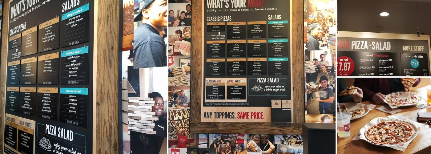 MOD Pizza Menu