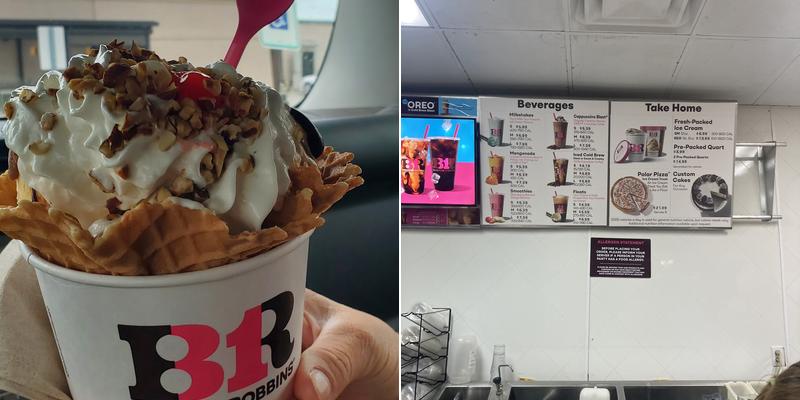 Baskin-Robbins Menu