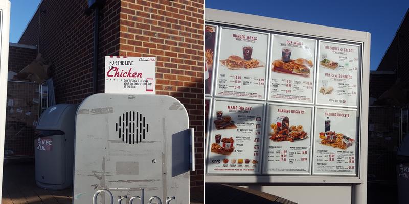 KFC Hull - The Beacon Menu