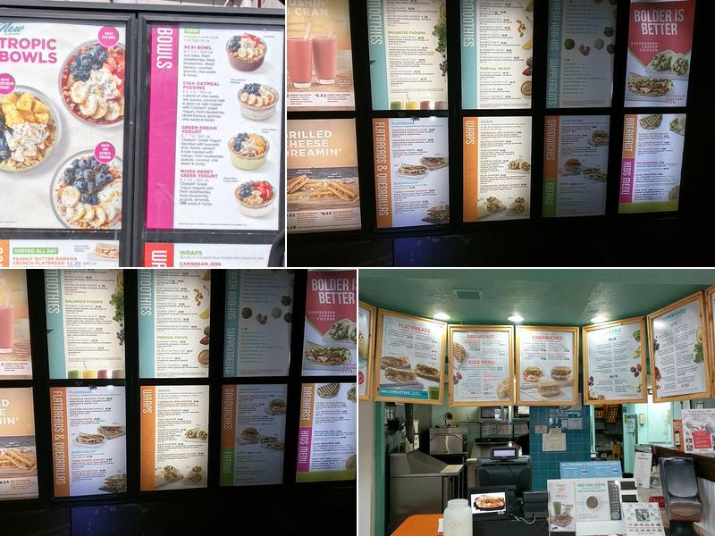 Tropical Smoothie Cafe Menu