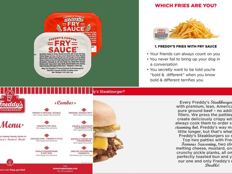 Freddy's Frozen Custard & Steakburgers Menu