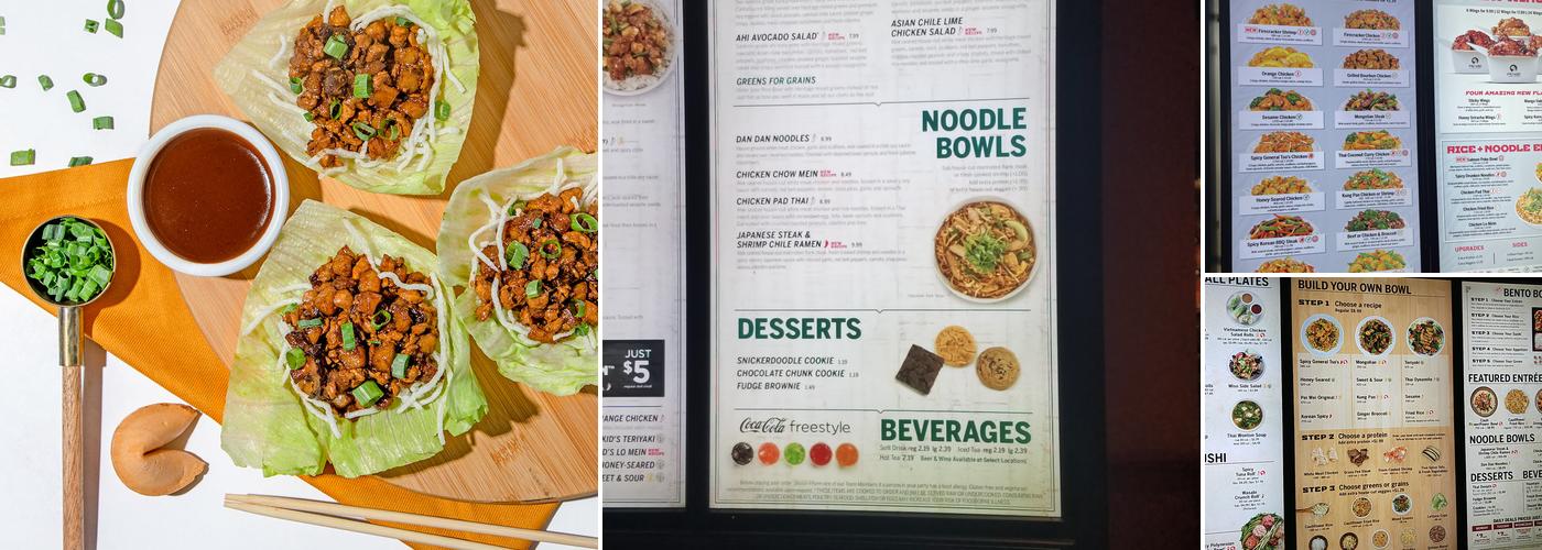 Pei Wei Asian Kitchen Menu