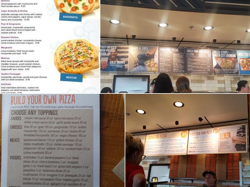 Blaze Pizza Menu