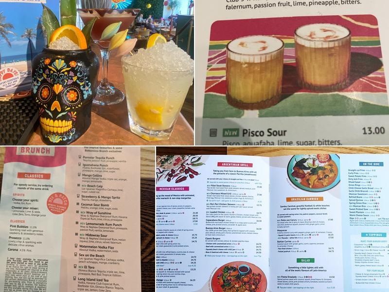 Las Iguanas - Nottingham Menu