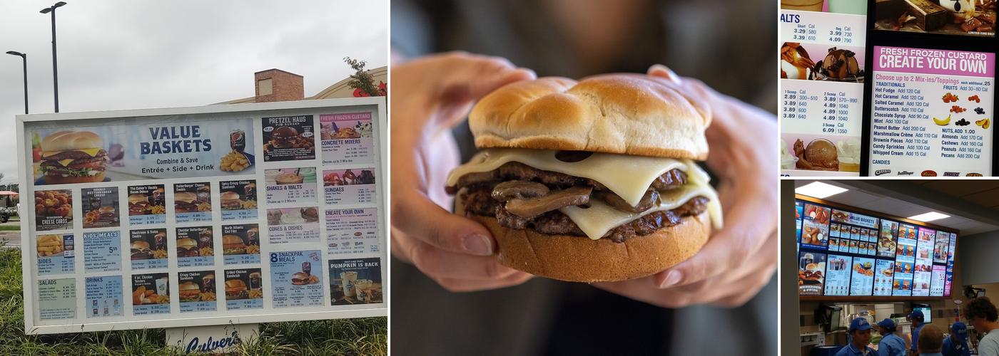 Culver’s Menu