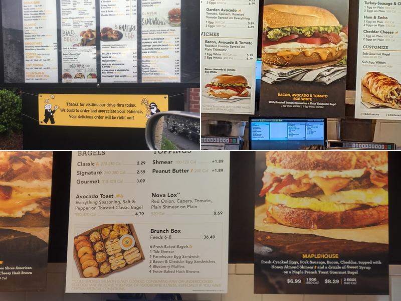 Einstein Bros. Bagels Menu