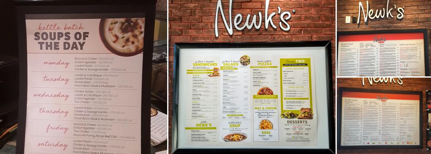 Newk's Eatery Menu