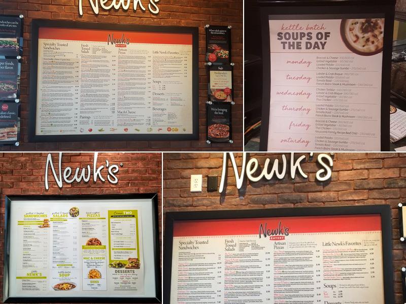 Newk's Eatery Menu