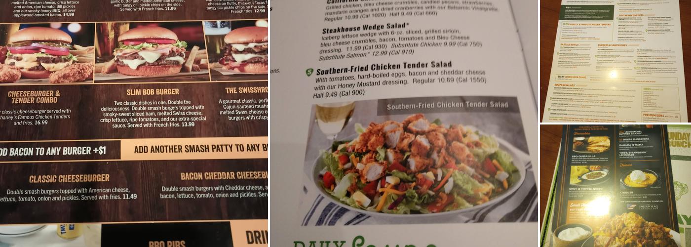 O'Charley's Restaurant & Bar Menu