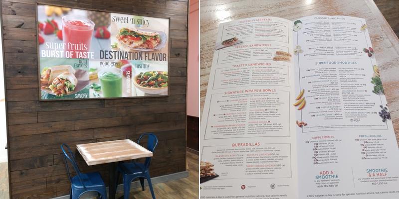 Tropical Smoothie Cafe Menu