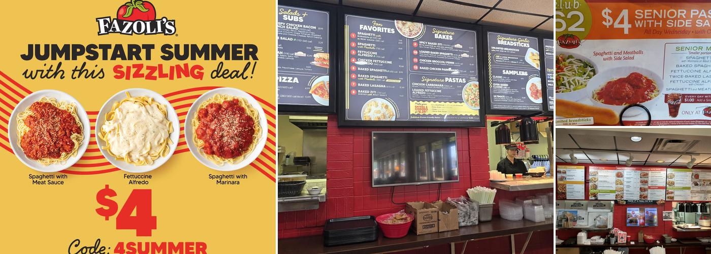 Fazoli's Menu