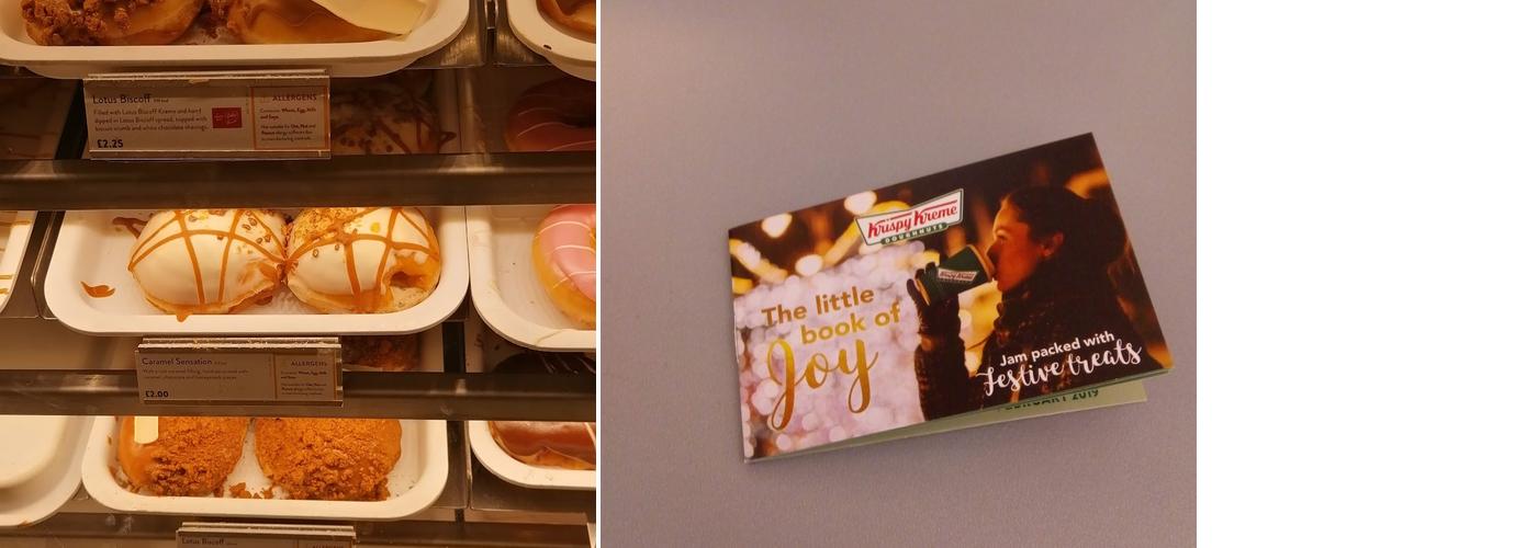 Krispy Kreme Doughnuts Menu