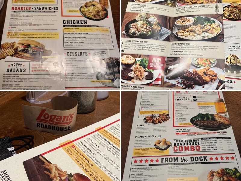 Logan's Roadhouse Menu