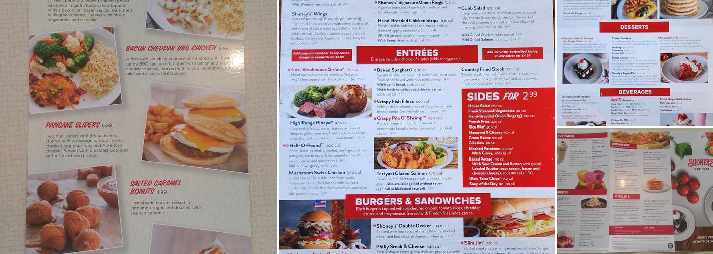 Shoney's Menu