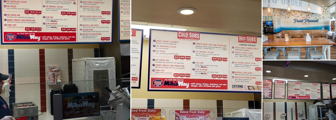 Jersey Mike's Subs Menu