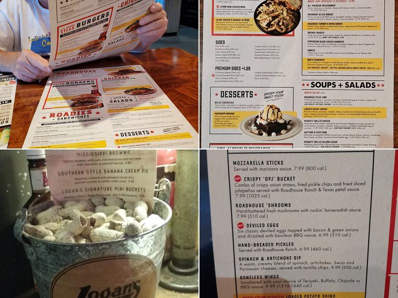 Logan's Roadhouse Menu