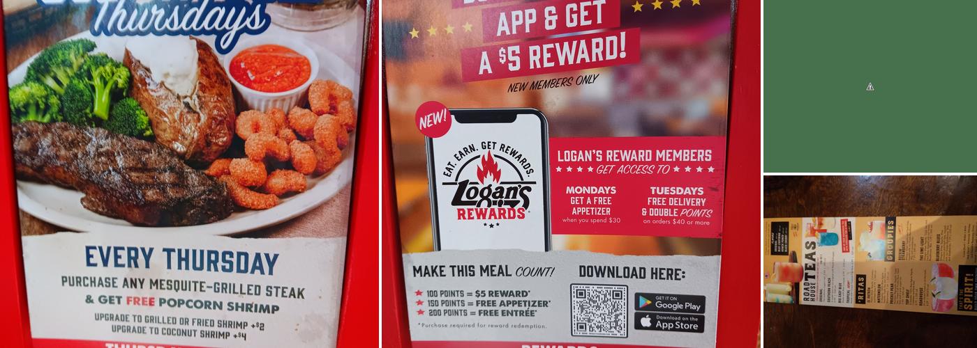 Logan's Roadhouse Menu