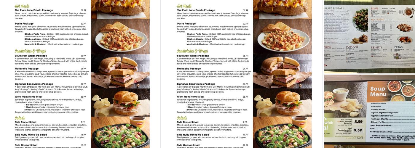 Jason's Deli Menu