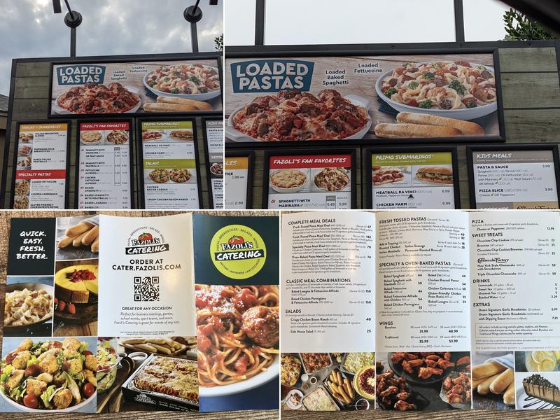 Fazoli's Menu