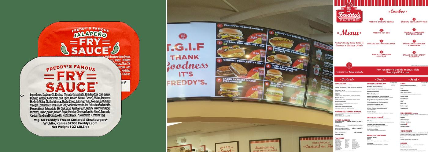 Freddy's Frozen Custard & Steakburgers Menu