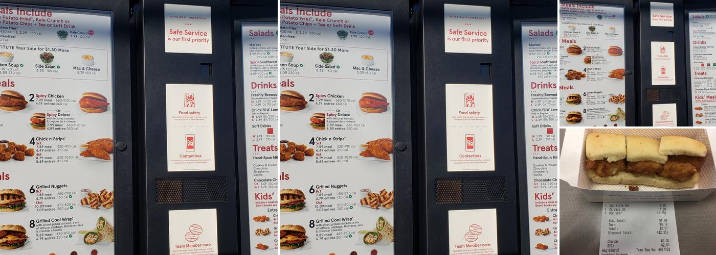 Chick-fil-A Menu