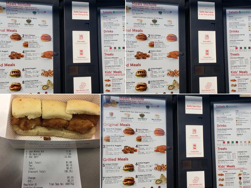 Chick-fil-A Menu