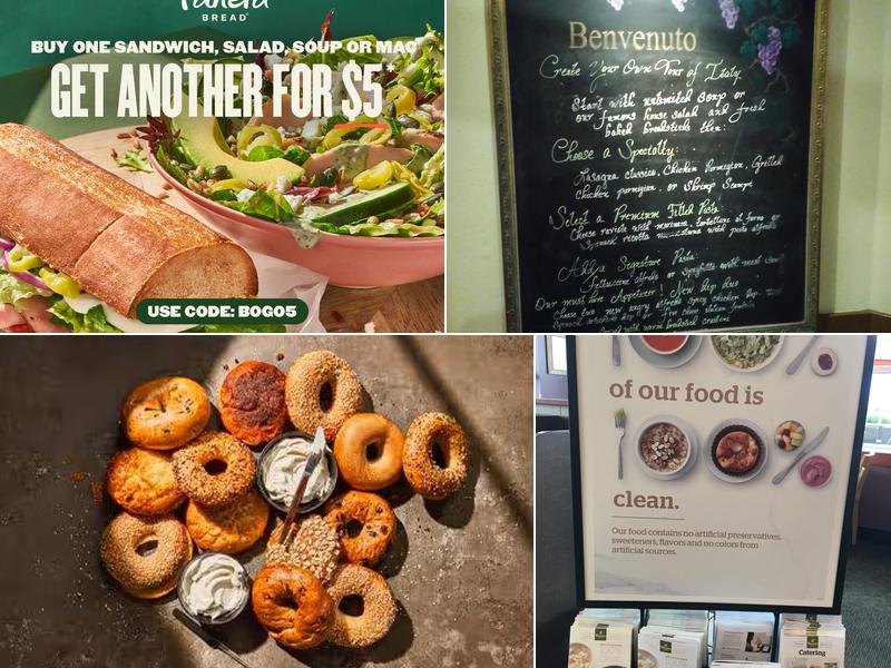 Panera Bread Menu