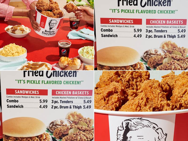 KFC Menu