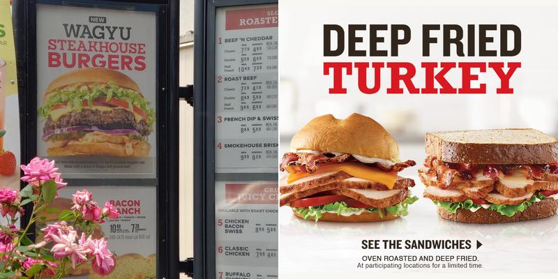 Arby's Menu
