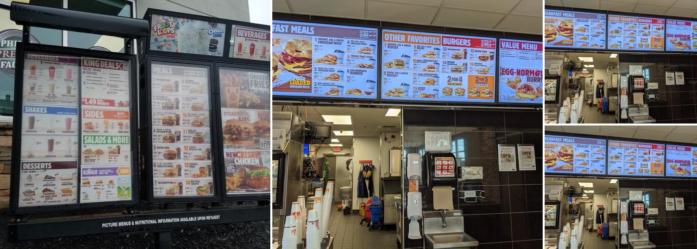 Burger King Menu