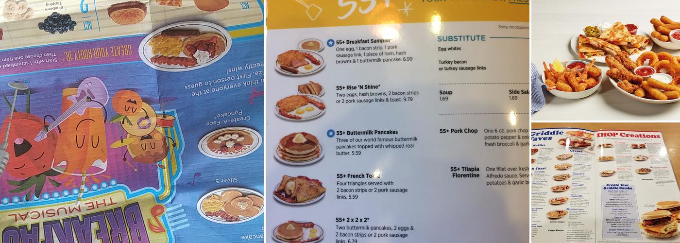 IHOP Menu